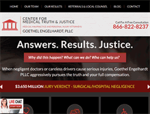 Tablet Screenshot of cmtjustice.com